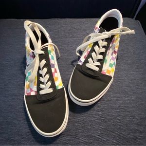 Vans Rainbow Party Check sneakers 5.5 size